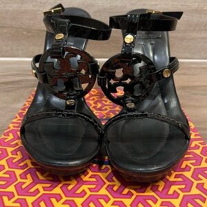 Tory Burch Heather Veg Calf Wood Heel
